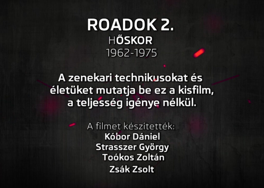 ROADOK 2. Hőskor 1962-1975 - Interjú Szörényi Leventével